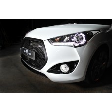 M&S FRONT RADIATOR GRILLE FOR HYNDAI VELOSTER TURBO 2012-17 MNR
